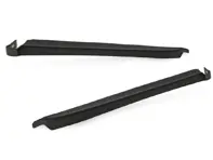 1/4 Innentür-Oberleiste hinten Vinyl. Porsche 911 1972-89 COUPE - 91155509100, 91155509200