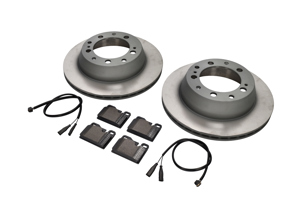 Pack plaquettes et disques de frein arrière Porsche 928 1978-85 Sebro - 94435204102, 94435204105, 92835295102, 94435295102, 92861231301, 92861231305
