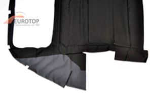 Cabriolet roof headliner. Porsche 993 - 993561HLBLK, 99356104900DEY, 99356104900