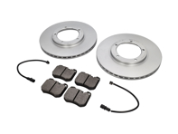Front Brake pads and brake disc package. Porsche 944 >>85 Textar - 477405083D, 94435195103, 94461221105, 94435195102, 94435195104, 477698155, 92835194200, 92835195100