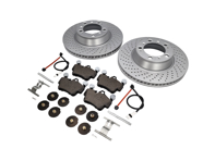REAR Brake Pads and Brake Disc Package Porsche 997 Carrera 2S Textar - 99635240502, 99635240602, 99761267602, 99635208600, 99635208602, 95535296000, 99735193907
