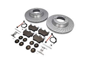 Pack Plaquettes et Disques de Frein ARRIÈRE Porsche 997 Carrera 2S Textar - 99635240502, 99635240602, 99761267602, 99635208600, 99635208602, 95535296000, 99735193907