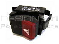 Emergency Light Switch. Porsche 924 / 924S / 944 - 477953235A, 47795323500