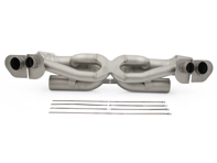 Exhaust sport switchable silencer in titanium for Porsche 992 Carrera and Turbo - 992251052A, 992298019, 992251053A, 992298019A, 992251055, 992298019B, 992251057B, 992298019C