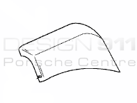 Brake disc cover plate (upper) FRONT. Porsche Carrera GT - 98035180300, 98035180400