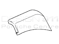 Brake disc cover plate (upper) FRONT. Porsche Carrera GT - 98035180300, 98035180400