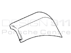 Cache disque de frein (supérieur) AVANT. Porsche Carrera GT - 98035180300, 98035180400