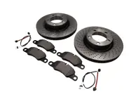 VORDERE Bremsbeläge und Bremsscheibenpaket Porsche 997 3.6L C4 - 99735140101, 99735140201, 99735193806, 99761277002