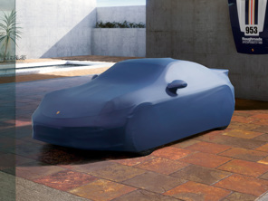 Outdoor car cover plus, in Blue. Porsche 911 (992) DAKAR - 99204401265