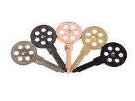 Rennline Clé vierge style 917, en argent. Porsche 911 / 964 / 993 / 914 - 91453190310, 91153890300, 94453804101 - I99