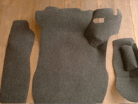 Ensemble de tapis de coffre. Porsche 911 1986-89