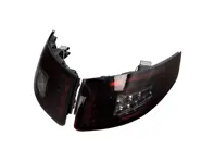 Blinker hinten, getönt/rot v3 mit LED-Birnen für Porsche 997 - 99763100092