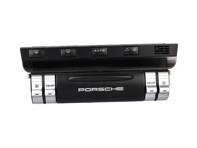 Heater control unit, Black. Porsche 957 Cayenne 3.0L diesel / 3.6L - 95565310321