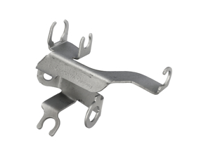 Supporto per tubo freno anteriore. Porsche 9PA (955) Cayenne 2003-06 / 9PA.1 (957) Cayenne 2007-10 - 95535550, 95535550200, 95535550210, 95535550211, 95535550100, 95535550110, 95535550111