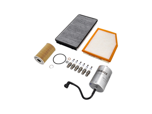 Kit de servicio de motor: filtros de aire, combustible y aceite, bujías y más. Para Porsche 986 Boxster 2.7L y Boxster S 3.2L (2000-2004). - 99610722560, 99610731351, 0PB115499A, 99611013103, 99611013104, 90012310630, 99657221901, 99657221902, 99657121903, 99757121900, 99757121901, 99757121902, 99917020791