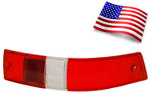 Blinkerglas hinten ohne Rand (SWB). Porsche 911/912 1963-68 USA - 91163192401, 91163192301, 14879, 14879/D, 14879/S