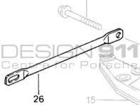 Gearbox Mount Strut. Porsche 964 / 993 - 99350462100