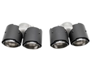 Tubos de escape estilo cuádruple de lujo, fibra de carbono. Porsche 997.2 Carrera - 99711115130, 99711135130, 99711198330, 99711199130, 99711199140, 99711115230, 99711135230, 99711198430, 99711199231, 99711199240