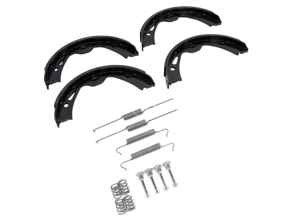 Kit de mâchoires et de visserie de frein à main. Porsche 958 Cayenne - 95835294500, 95835292500, 9Y0698533AA, 9Y0698533B, 9Y0698533AB