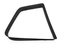 Rear quarter glass trim, black. Porsche 968 - 9445555350001C, 9445555360001C