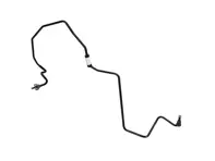 Vordere Bremsleitung. Porsche 9J1.2 Taycan MKII 2024>> - 9J1614717D, 9J1614717, 9J1614717A, 9J1614717B, 9J1614717C