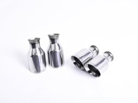 Milltek Exhaust Tail Pipes Quad 100mm GT100. Porsche 958 Cayenne Turbo