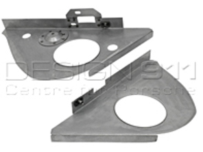 Soporte de Pedalera, Izquierda y Derecha. Porsche 356 Pre-A - 35649651, 35649652, PP147PA, P147PA