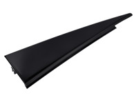 Cubierta de la moldura de la esquina de la puerta trasera, negro brillante. Porsche 955 Cayena / 957 Cayena - 955533267034W9, 955533268034W9