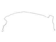 Brake line, Right. Porsche 955 Cayenne / 957 Cayenne - 95535517811, 9553551712