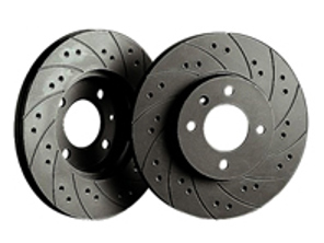 Black Diamond KREUZ GEBOHRTE & GENUTETE Performance Bremsscheiben HINTEN. Porsche 944S - KBD 622, KBD622