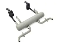 Exhaust with heat exchangers and tail pipe kit. Porsche 356 A - 64421100300, 1623102970, 64421100400, 61611100500, 1620701510, 61611101000