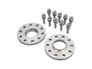 Spoorverbreders 12 mm voor Porsche 5/130 noppenpatroon met lange bouten *DesignTek - 3608000112, 3608100018