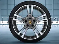20' Panamera Turbo II Alloy Wheels & Tyres Original Porsche - 97004460208, 97004460248