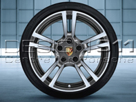 20' Panamera Turbo II Jantes et pneus en alliage d'origine Porsche - 97004460208, 97004460248