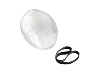 Vetro del faro anteriore H4. Porsche 911/964 LHD - 91163192703, 1 305 614 006
