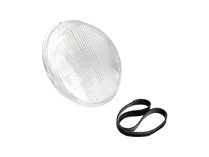 Scheinwerferglas H4. Porsche 911 / 964 LHD - 91163192703, 1 305 614 006