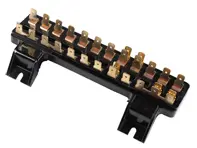 Scatola dei fusibili, 12 fusibili. Porsche 914 - 91461231510, 311937511D, 8199300500 - 914-612-315-10