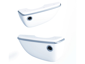 Accoudoir intérieur style 356 avec rangement. Porsche 911 (modèle G) / 964 / 993 - 911356ARMREST, 90155501500, 90155503721, 90155501600, 90155503821, 91155503700, 91155503800