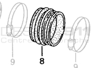 Throttle Body Sleeve. Porsche 996 GT3 00-01 - 99611062192
