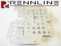 Pedana in alluminio Rennline. Lato conducente. Manuale Porsche 964/993 - F05