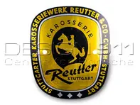 Reutter Badge, 1955 to 1961, Euro. Porsche 356 - PSP72300600