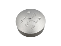 Gear Knob Insert Alloy Engraved for Porsche 928 - 911680GI928
