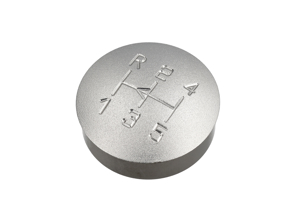 Inserto de pomo de cambio de marchas de aleación grabada para Porsche 928 / 924 Turbo - 928424073031AJ - GI928