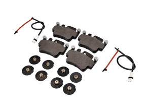 Kit plaquettes de frein ARRIÈRE, capteurs, cales Porsche 996 Turbo / 996 C4S Brembo - 99635208602, 99635208600, 99661236501, 99635294903, 99635294904BRE, 99635294904