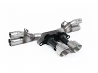 Silenciador trasero deportivo Milltek con derivación, molduras GT-100 de titanio cepillado. Porsche 991.2 GT3 / GT3 RS 2018-20 - 99711102792, 99711102799, 99711102790 - SSXPO197