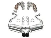 Paquete de rendimiento deportivo de escape. Porsche 981 Boxster / 981C Caimán - 98111192101, 98111192201, 98111192104, 98111192204, 98111122101, 98111123100, 98111123100, 98111132100, 98111142100, 98111143100, 98111122201, 98111123200, 98111132200, 98111142200