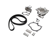 Kit bomba de agua con correa y termostato. Porsche Boxster 986 / 996 (sin Turbo) - 99610601155, 996.106.11.55, 99610601156, 99610601157, 99610215166, 99610632650, 99610601360, 99610601151, 99610601153, 99610601154, 99610601361