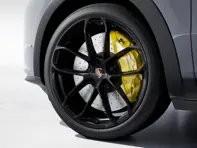 Llanta trasera de aleación GT Design de 22 pulgadas, en High Gloss Black. Porsche 9YA / 9YB Cayena - 9Y3601025AP041, 9Y3601025BA041