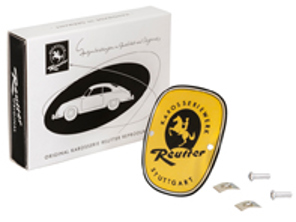 Reutter-Plakette, 1962 bis 1963. Porsche 356 - PSP72300400, PCG72300400