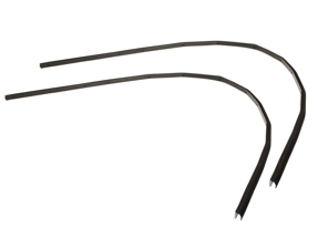 Jeu de joints en feutre pour porte intérieure gauche et droite. Porsche911/964 - 91154240303, 91154240403 - 47954/47955